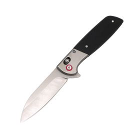 3-75-spring-assisted-knife-with-drop-point-blade (Option: Black)