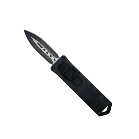 4-5-dagger-blade-otf-knife-w-clip (Option: Black)