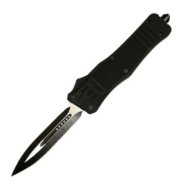 3-5-otf-automatic-knife-w-dagger-blade (Option: Black)