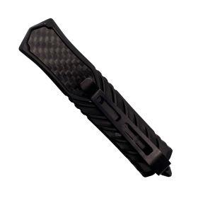 automatic-otf-double-edge-knife (Option: Non-Serrated)