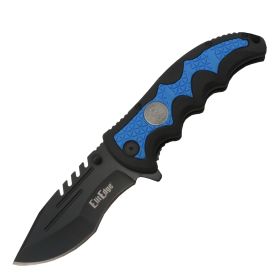 elitedge-military-medallion-rescue-knife (Option: Navy)