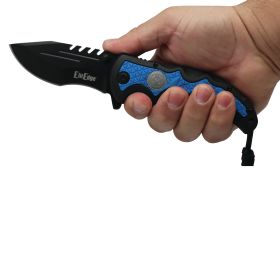 elitedge-military-medallion-rescue-knife (Option: Army)