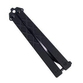 9-ball-bearing-g10-butterfly-knife-with-tanto-blade (Option: Red)