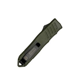 5-5-automatic-otf-knife-w-half-serrated-dagger-blade (Option: Brown)